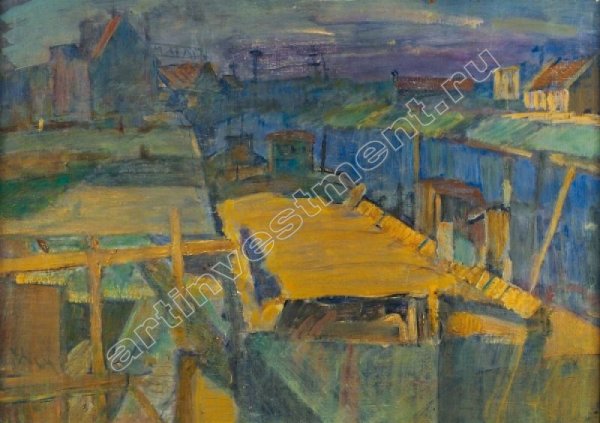 Константин Коровин картины в музее Петрозаводска в саду