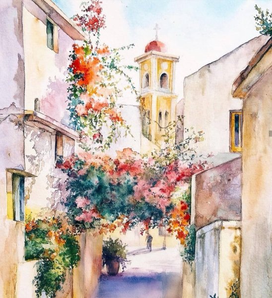 Итальянские акварелисты цветы