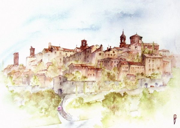 Итальянские пейзажи маслом Тоскана