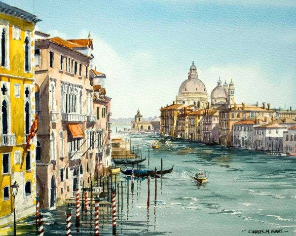 Михал орловски акварель картины