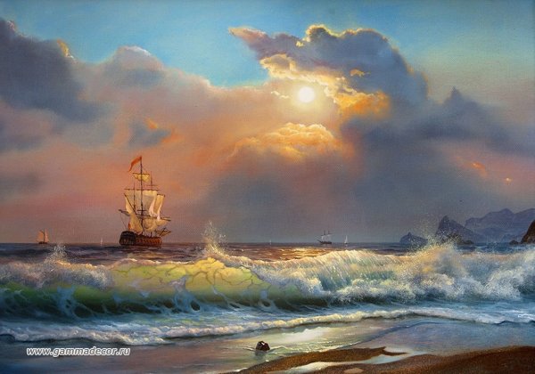 Юрий Югансон художник маринист