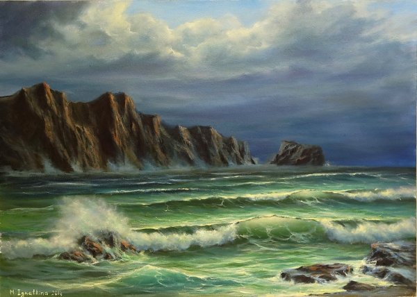 Александр Южаков морской пейзаж