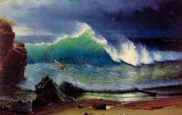Albert Bierstadt картины море