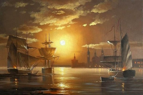 Художник маринист Максим Ильин