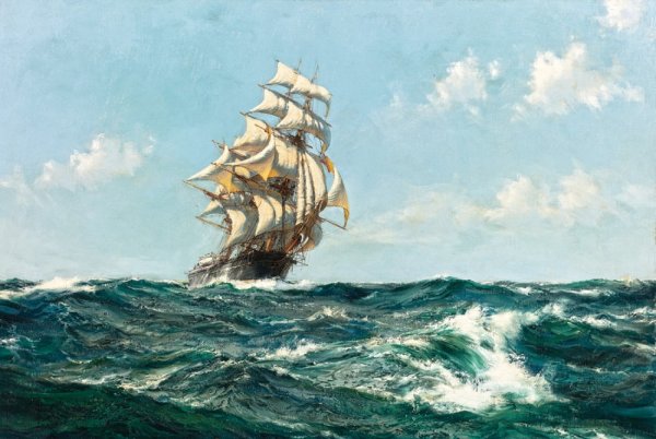 Montague Dawson картины