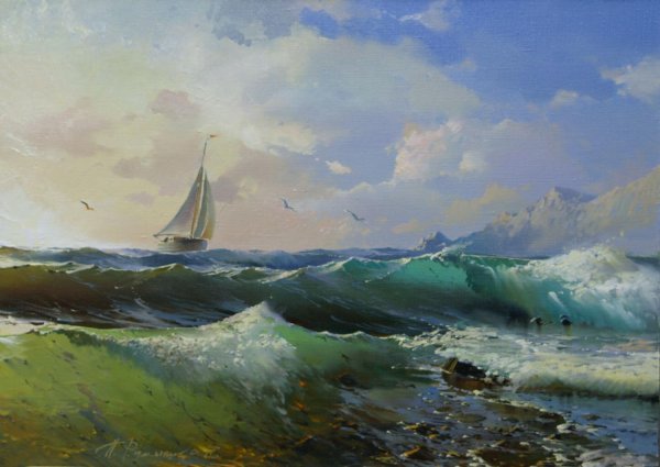 Павел Румянцев художник маринист