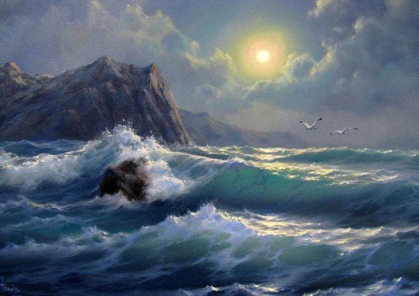 Морские пейзажи Натальи токарь