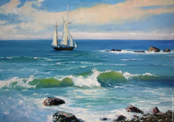 Художник маринист Александр Милюков