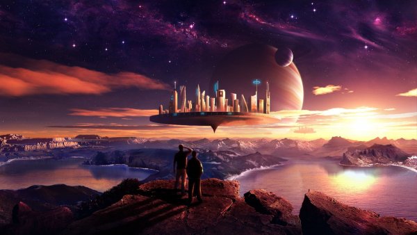 Фантастические пейзажи других планет фэнтези