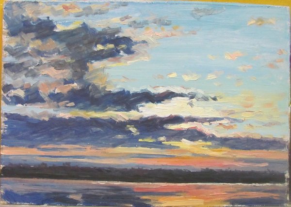 Картины пейзажи Филонов Павел