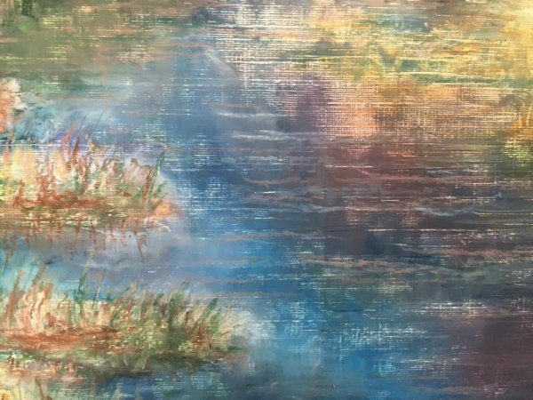 Стилизованный графический пейзаж