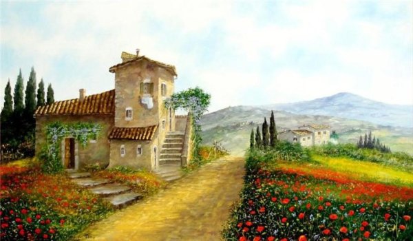 Итальянские пейзажи Лусиано Торси