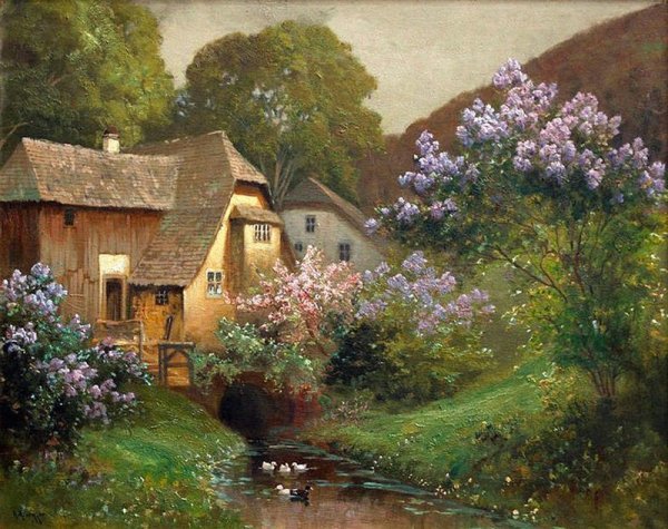 Итальянский деревенский пейзаж