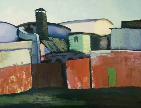 Художник Куприн Александр Васильевич Индустриальный пейзаж