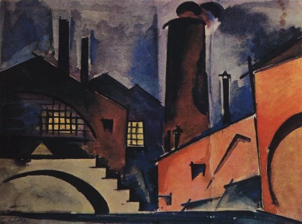 Куприн «завод «серп и молот» в Москве. Мартеновский цех» (1931)