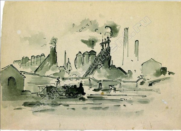 Александр Васильевич Куприн(1880-1960) Индустриальный пейзаж