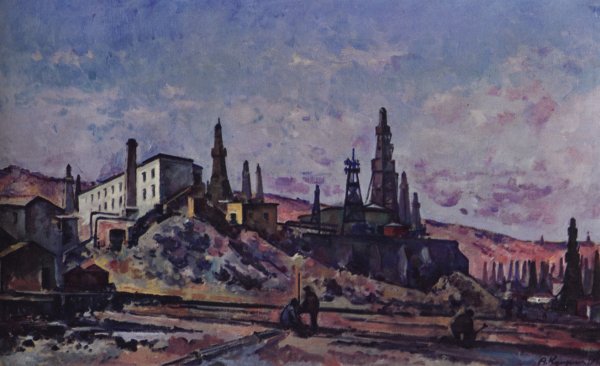 Жуган в .а.Индустриальный пейзаж