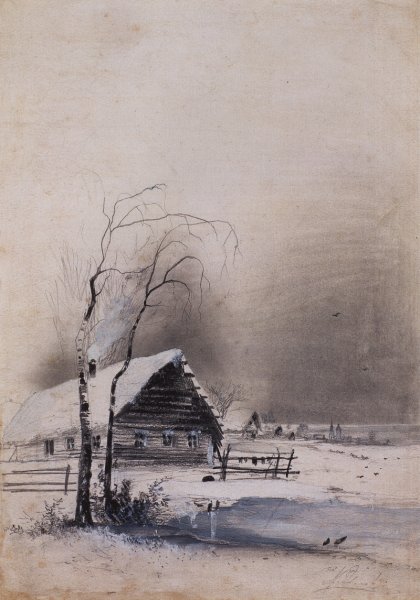 Саврасов Алексей Кондратьевич (1830 – 1897) зима