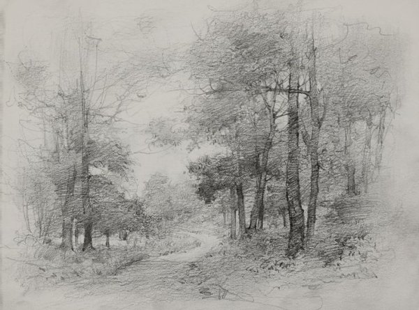 Пейзажные зарисовки Серов