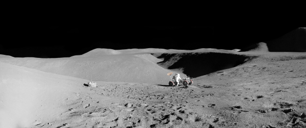 Горные цепи на Луне