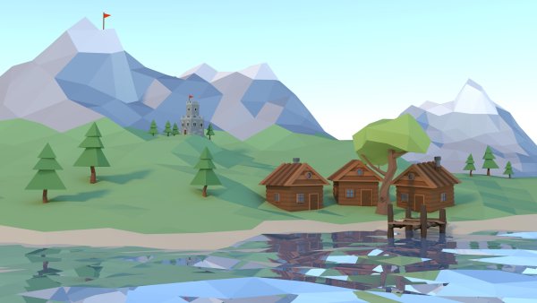 Лоу Поли Графика