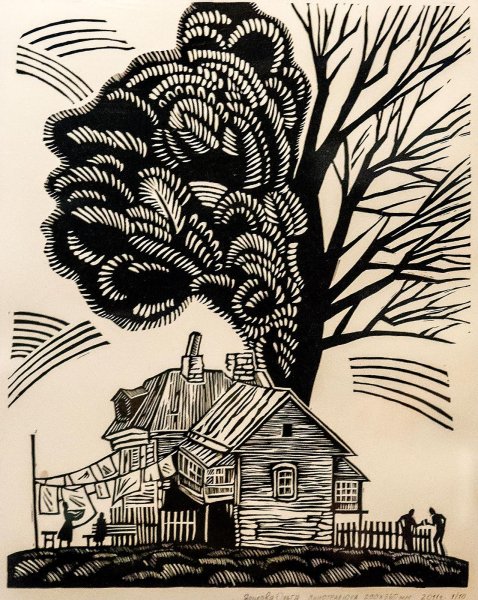 Гравюры линогравюра Ксилография