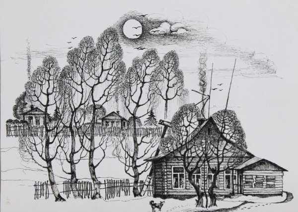 Иркутские зарисовки - художник Олег Беседин