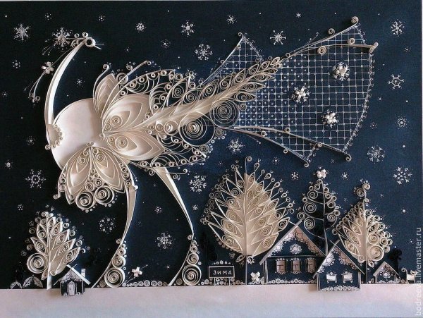 Квиллинг зима