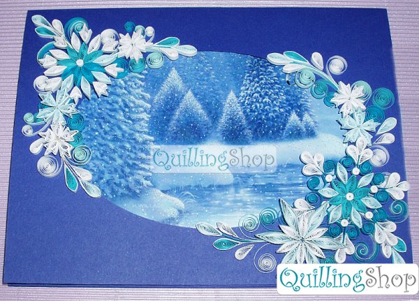 Квиллинг зима