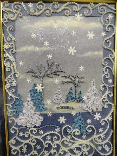 Квиллинг зима