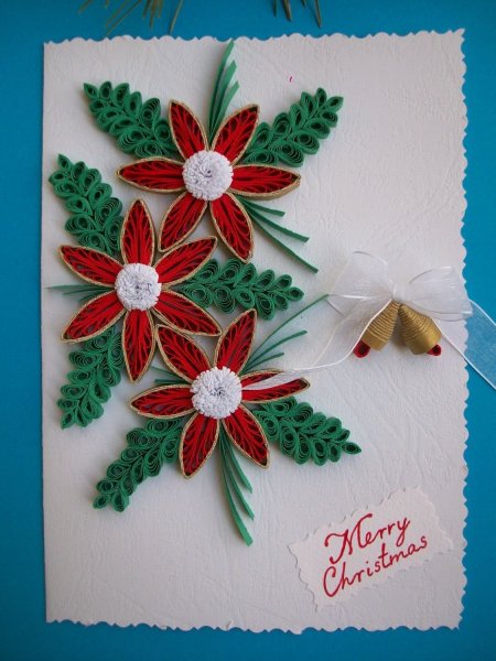 Квиллинг зимнее дерево