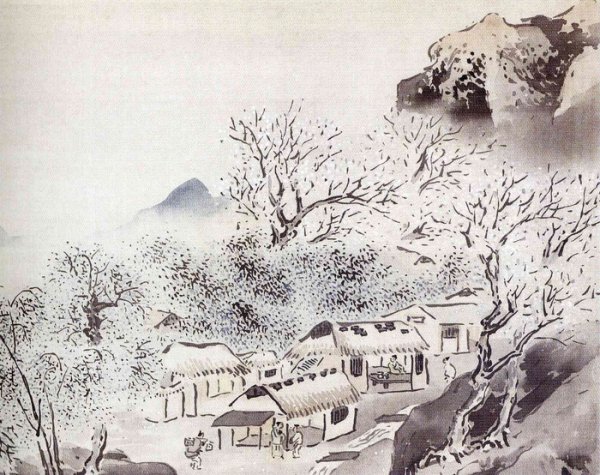 Китайская живопись тушью гохуа