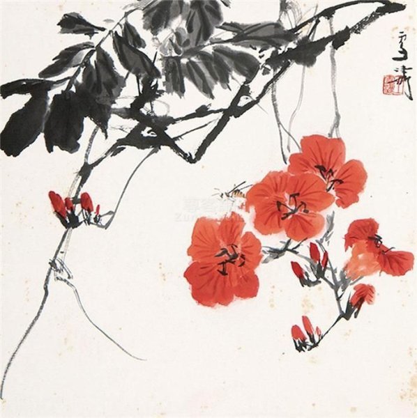 Китайская Монохромная живопись тушью