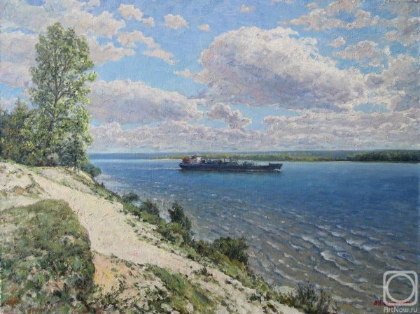 Пейзаж Волга Маяковский