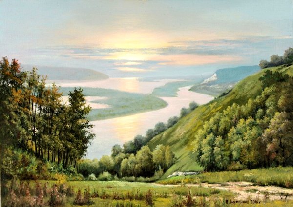 Художник Виктор Несмеянов.пейзажи