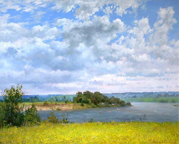 Художник Леонов Олег пейзажист