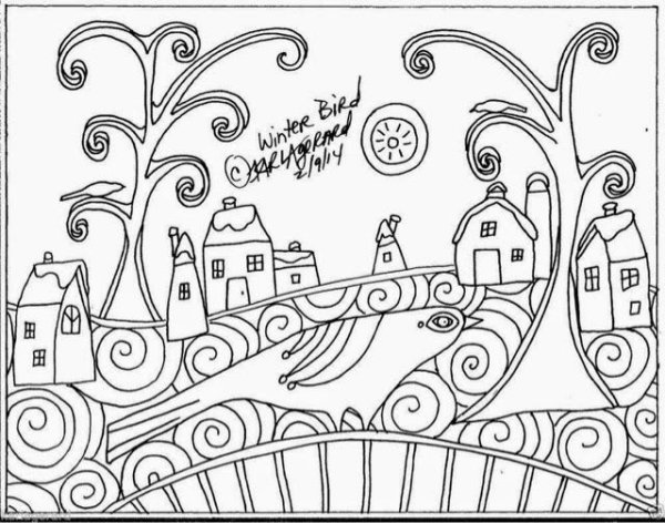 Карла Джерард раскраски