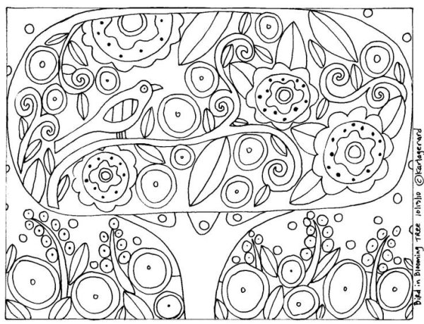 Карла Джерард раскраски