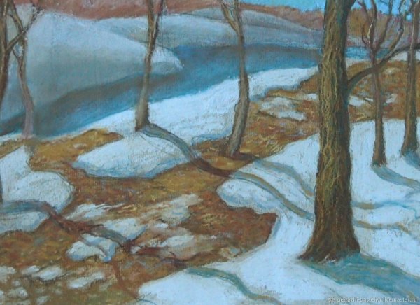 Елена Орлова пастель пейзаж