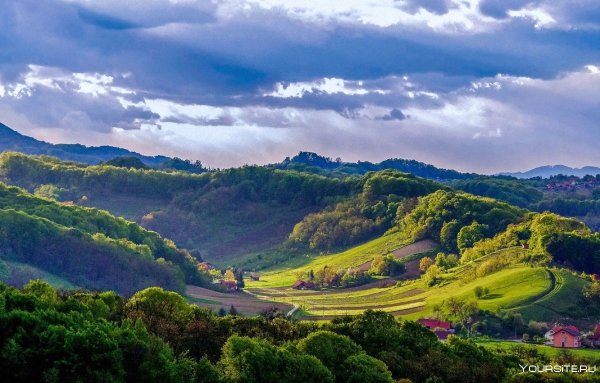 Рельеф Словении