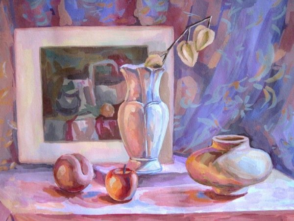 Картины акварелью натюрморт