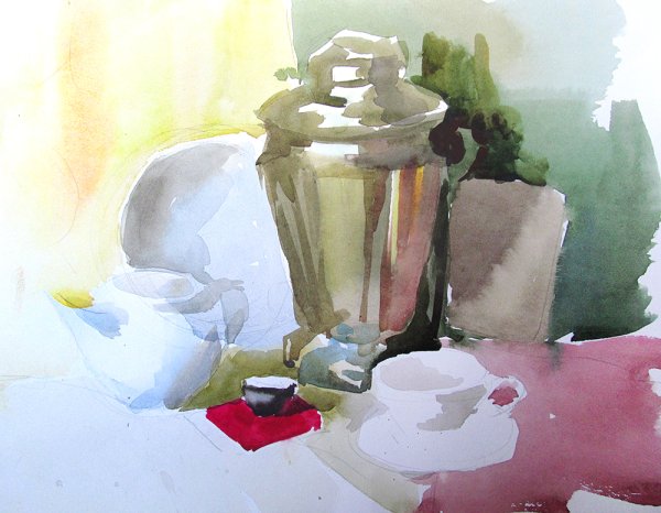 Цветная тень в живописи