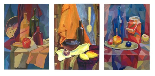 Натюрморт гуашью Академическая живопись