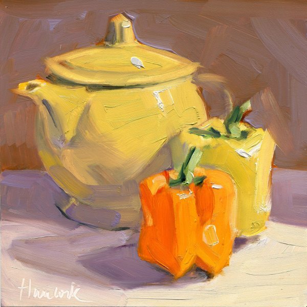 Портрет широкими мазками