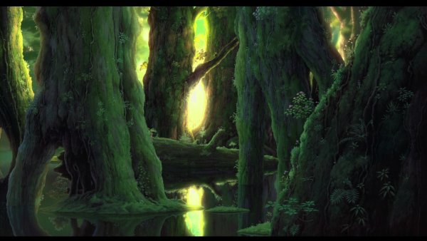 Принцесса Мононоке лес