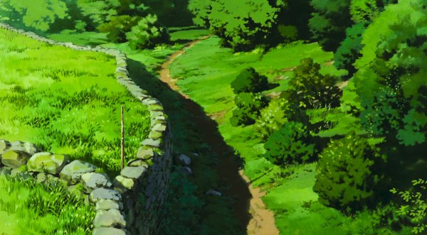 Миядзаки пейзажи Мононоке