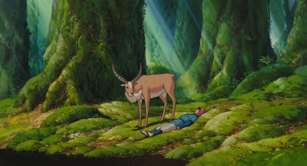 Аниме принцесса Мононоке лес