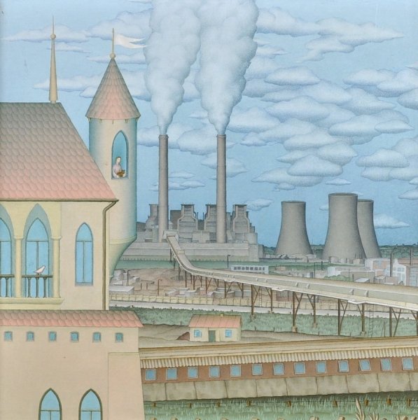 Городской Индустриальный пейзаж