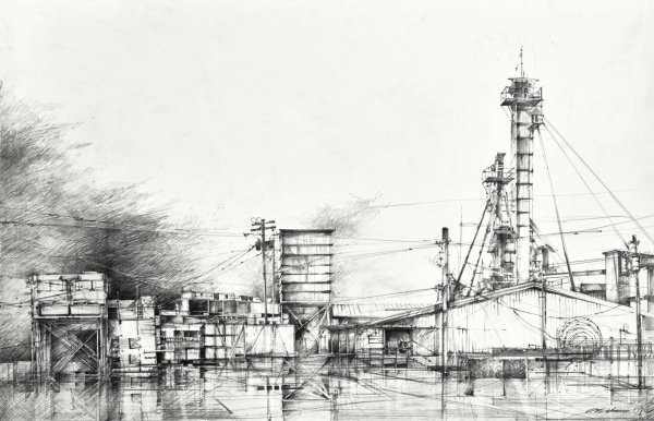 Куприн Индустриальный пейзаж