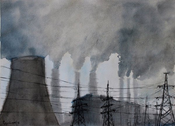 Индустриальный пейзаж Натали Домнич